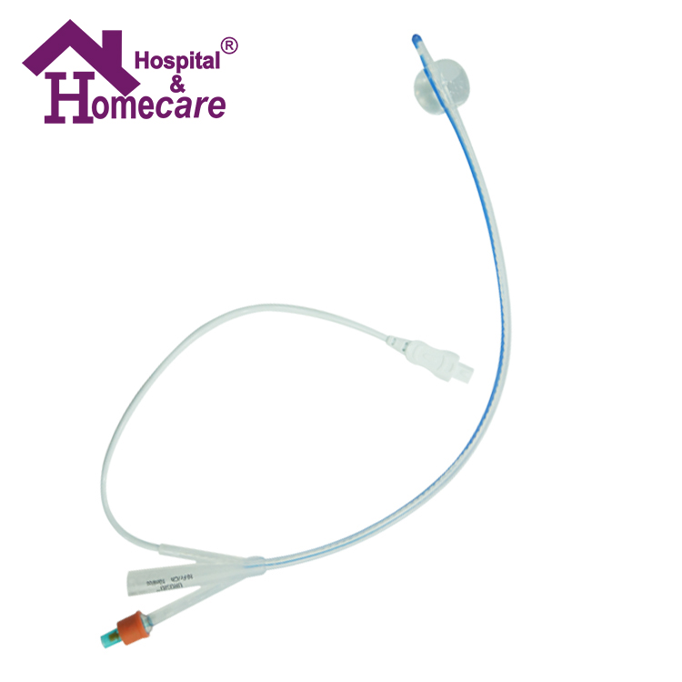 Catéter de Foley 100% silicona HK01d con sonda de temperatura